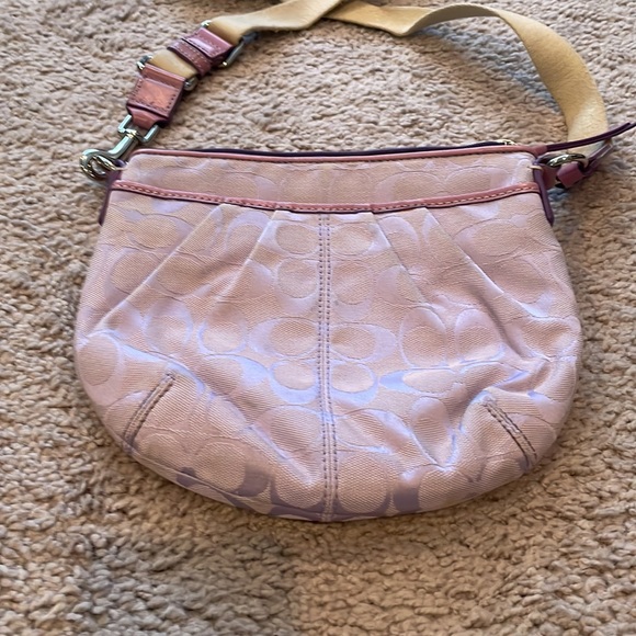 Purple Coach crossbody purse - Picture 2 of 5